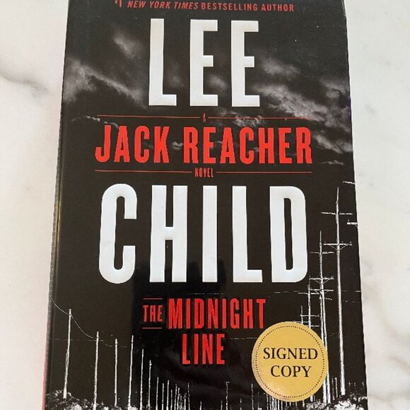Lee Child Signed First Edition Jack Reacher, The Midnight Line - Picture 1 of 4